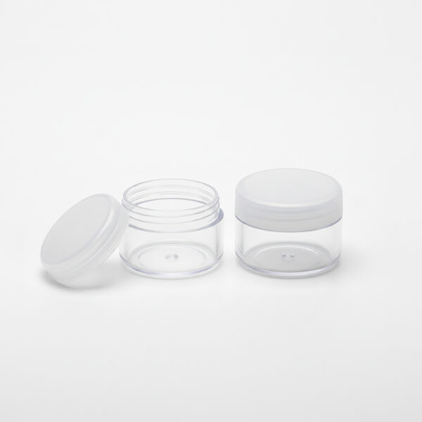 5G/5ML (0.18 oz) Plastic Clear Cosmetic Sample Jars