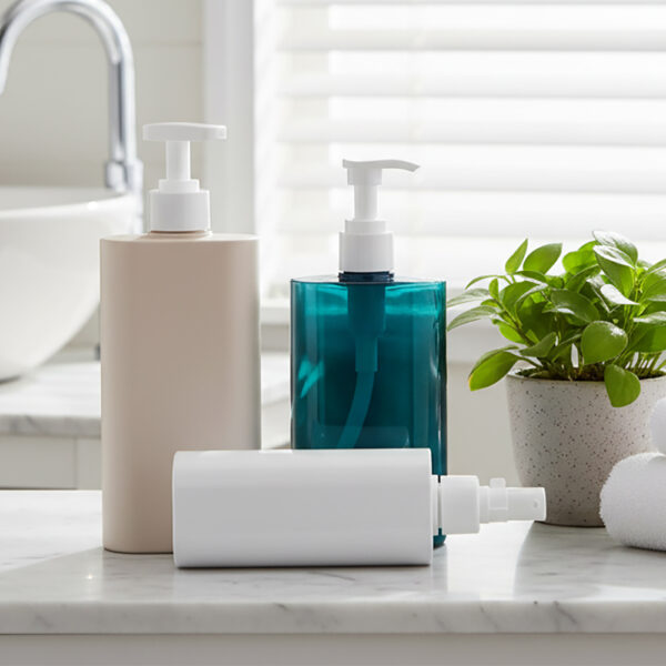 200ml 300ml 380ml Flat Bottles For Shampoo Hand Sanitizer Body Lotion Hotel Shower Gel Packaging Square Shape