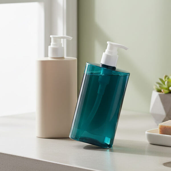 200ml 300ml 380ml Flat Bottles For Shampoo Hand Sanitizer Body Lotion Hotel Shower Gel Packaging Square Shape