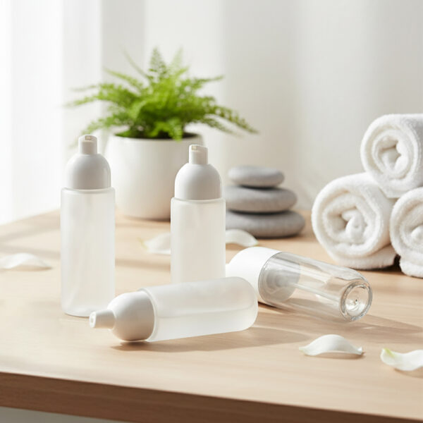 Factory Luxury 30/150ml Cosmetic Lotion Packaging Unique Design Skincare Bottle for Lotion Toner Free Sample