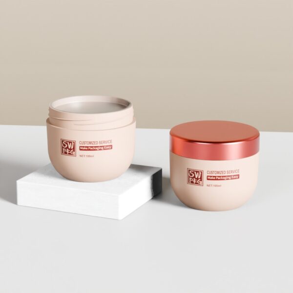 Custom PP Empty Cosmetics Jars 100g Cream Jar