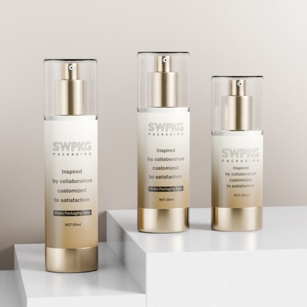 20ml 30ml 40ml Airless Pump Bottle AS Vacuum Cosmetic Lotion Cream Bottles Packaging