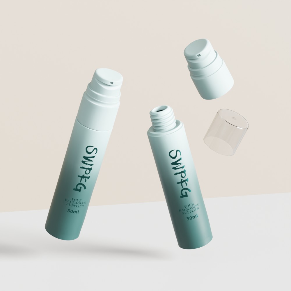 50ml PP Plastic Lotion Cream Bottle for Cosmetic Packaging