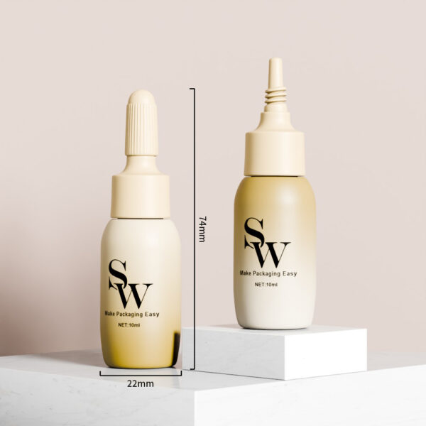 Somewang 10ml Squeeze Bottle for mini size skincare package