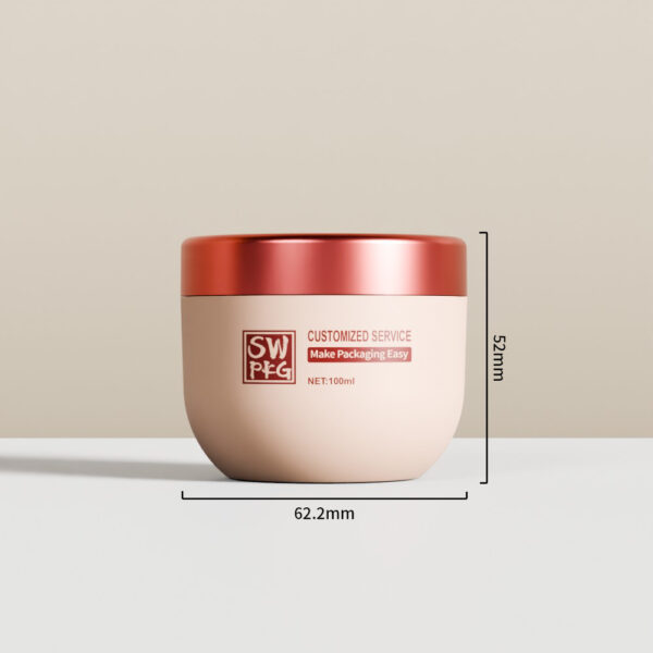 Custom PP Empty Cosmetics Jars 100g Cream Jar