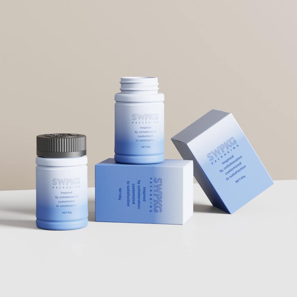Somewang 60ml Plastic Pill Bottle for Medicine & Supplements