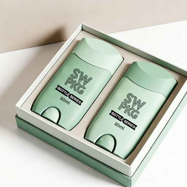 Packaging 80g White Plastic PP Deodorant Bottle Skin Care Serum Deodorant