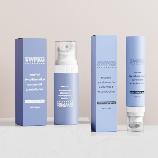 100ml 120ml PE Eye Cream Roller Cosmetic Tube Skincare Packaging Eco-friendly Cosmetic Tube Packaging