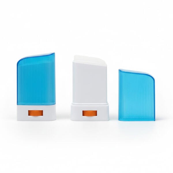 22g Custom Refillable Empty Plastic Push up Deodorant Stick Container for Travel and Personal Care